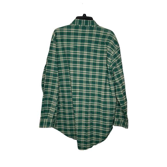 Ely Cattleman Men's Shirt Western Textured Plaid Button Up Long Sleeve Green XXL - Picture 11 of 11